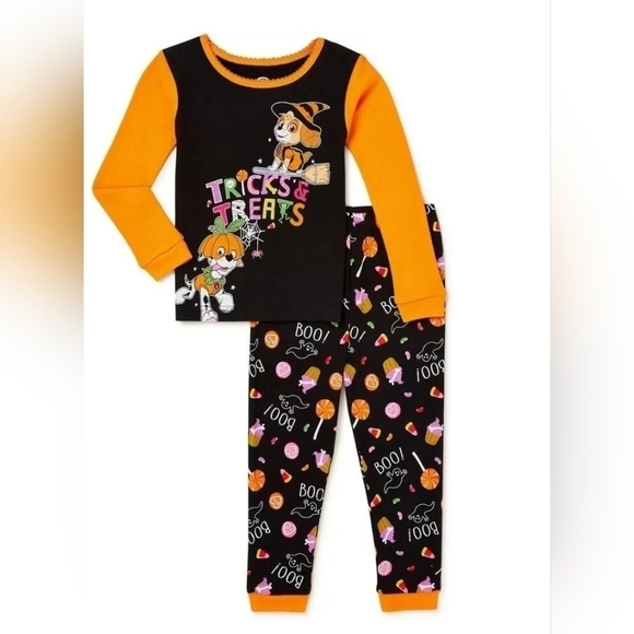 New baby boy or girl Halloween Paw Patrol pajama set size 12 months - Picture 4 of 4